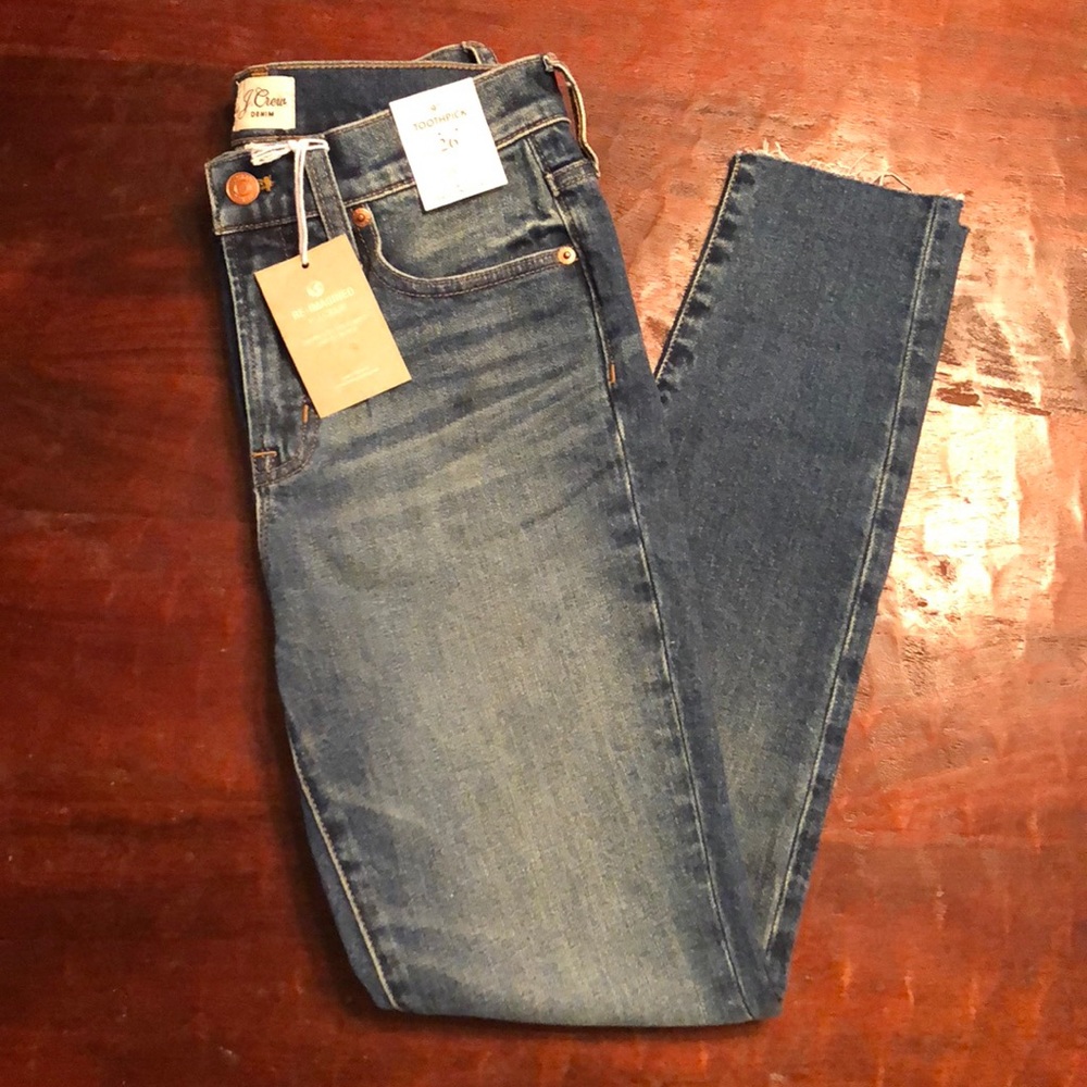 J. Crew 9” Toothpick jeans